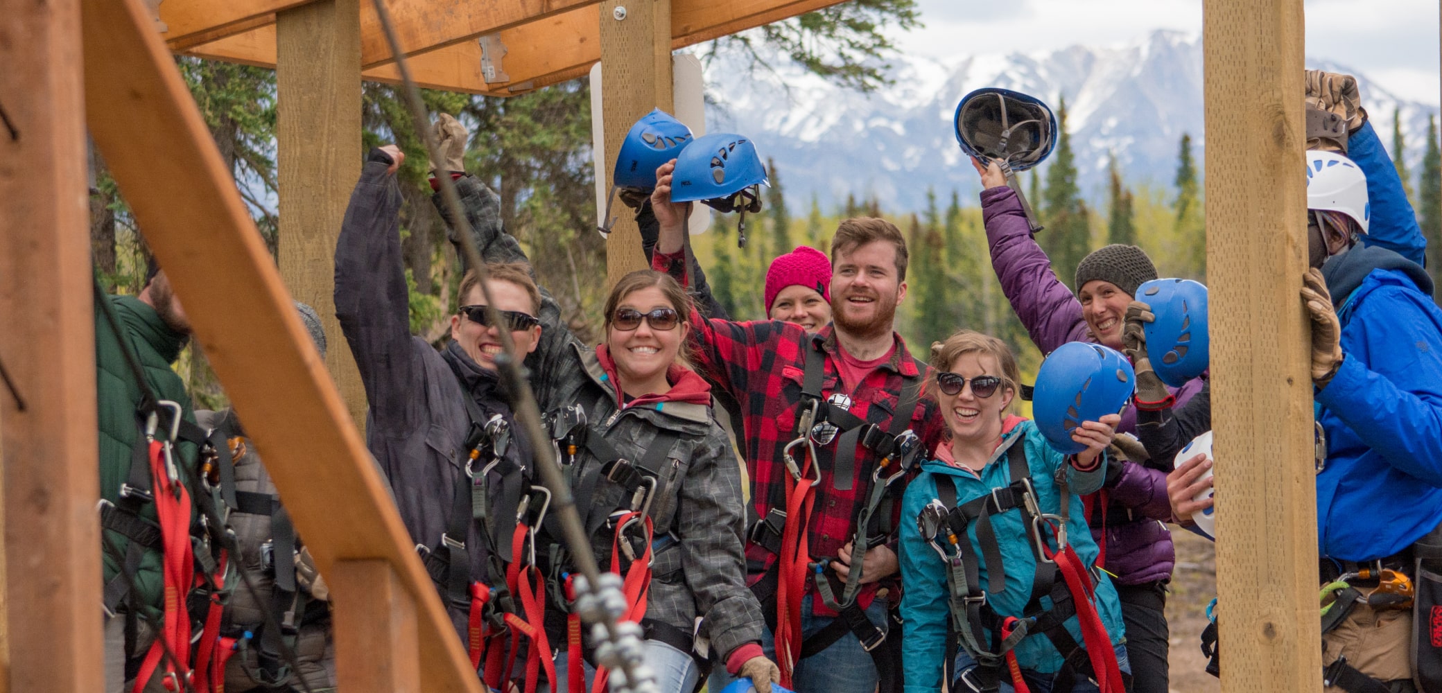 denali group ziplining excursions